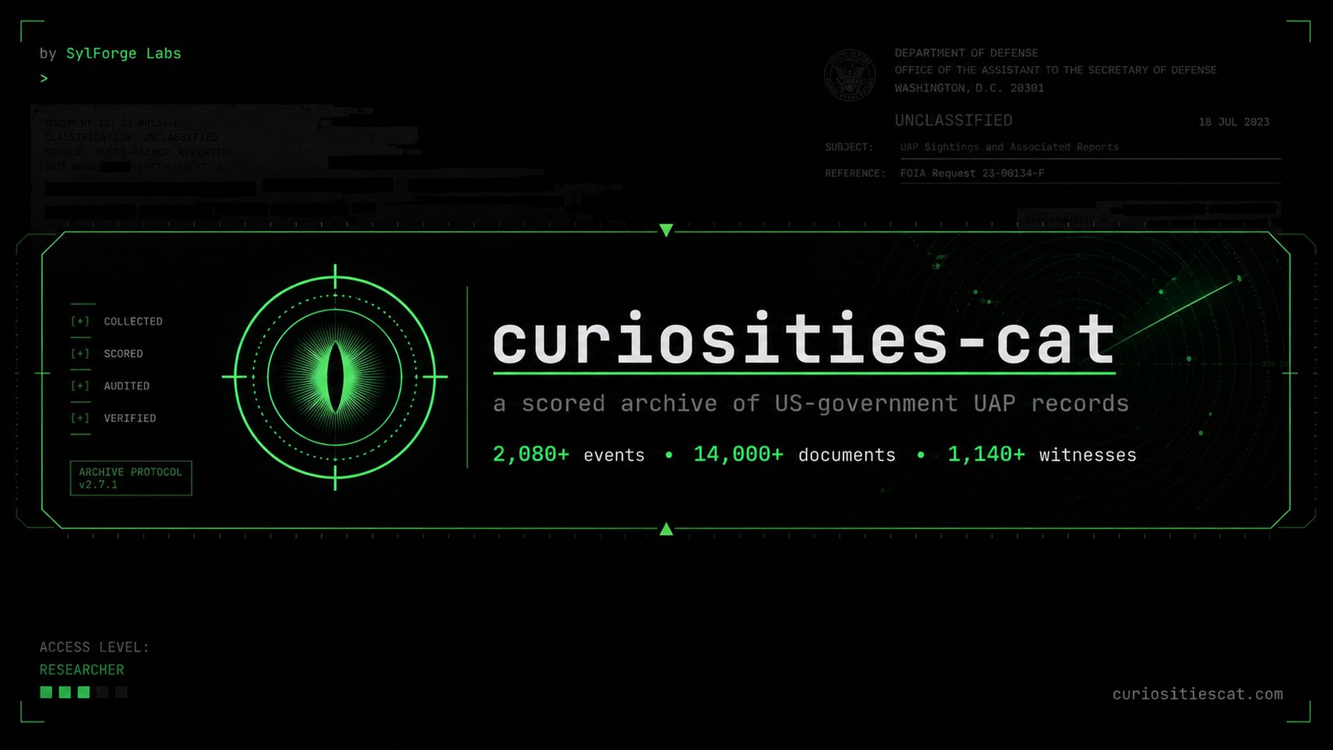 Curiosities Cat
